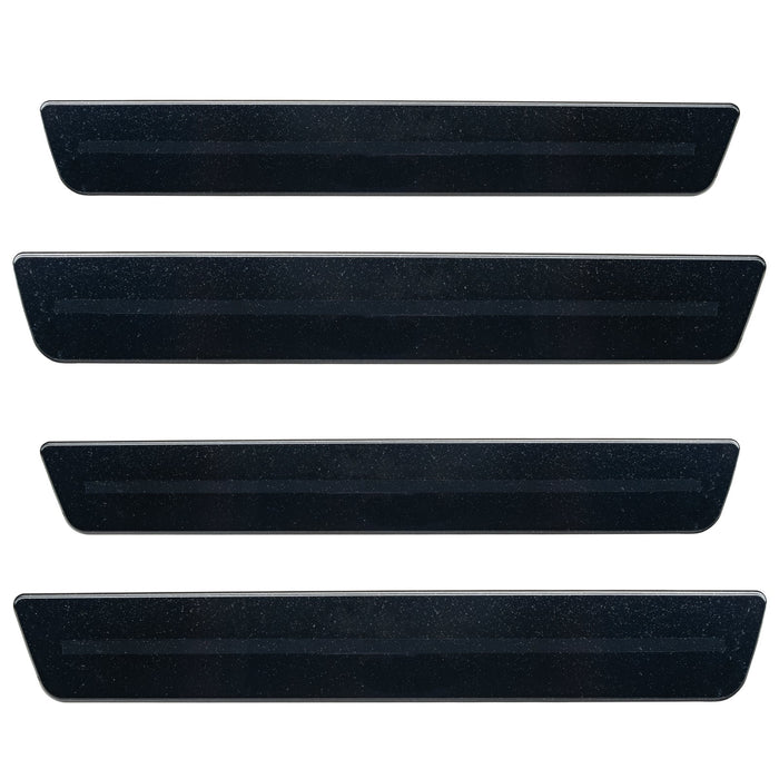 2015-2023 Dodge Challenger Concept Sidemarker Set with black metallic paint and ghost lenses.