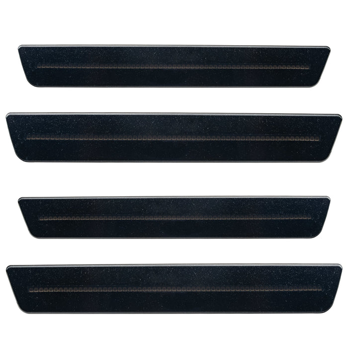 2015-2023 Dodge Challenger Concept Sidemarker Set with black metallic paint and tinted lenses.