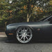 Side view of a Dodge Challenger with Concept Sidemarkers installed.