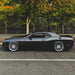 Side view of a Dodge Challenger with Concept Sidemarkers installed.