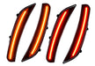 2015-2023 Dodge Charger Concept SMD Sidemarker Set with amber and red LEDs.