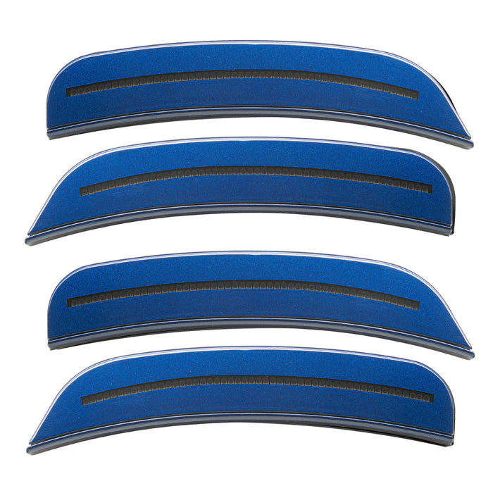 2015-2023 Dodge Charger Concept SMD Sidemarker Set with blue metallic paint and tinted lenses.