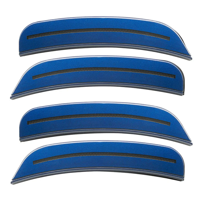 2015-2023 Dodge Charger Concept SMD Sidemarker Set with blue metallic paint and tinted lenses.