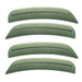 2015-2023 Dodge Charger Concept SMD Sidemarker Set with green metallic paint and clear lenses.