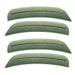 2015-2023 Dodge Charger Concept SMD Sidemarker Set with green metallic paint and clear lenses.