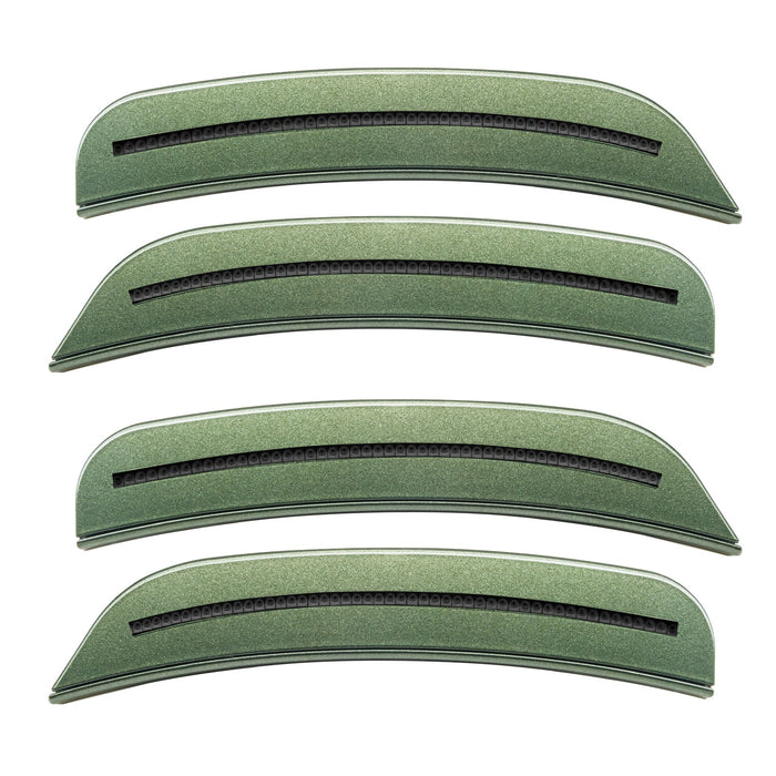 2015-2023 Dodge Charger Concept SMD Sidemarker Set with green metallic paint and tinted lenses.