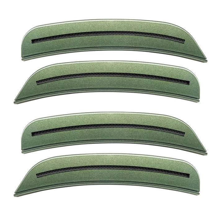 2015-2023 Dodge Charger Concept SMD Sidemarker Set with green metallic paint and tinted lenses.