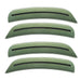 2015-2023 Dodge Charger Concept SMD Sidemarker Set with green metallic paint and tinted lenses.