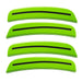 2015-2023 Dodge Charger Concept SMD Sidemarker Set with lime green paint and tinted lenses.