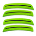 2015-2023 Dodge Charger Concept SMD Sidemarker Set with lime green paint and tinted lenses.