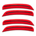 2015-2023 Dodge Charger Concept SMD Sidemarker Set with bright red paint and tinted lenses.