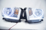 2014-17 Toyota Tundra Headlights - ORACLE White LED Halos + LED Strip Pre-Installed