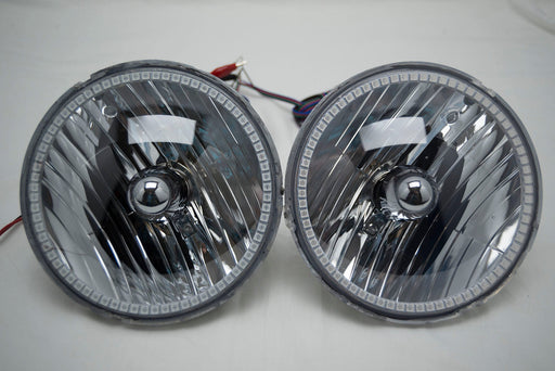2007-16 Jeep Wrangler JK Headlights - ORACLE ColorSHIFT RGB Halo Kit + 1.0 Remote