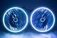 2007-16 Jeep Wrangler JK Headlights - ORACLE ColorSHIFT RGB Halo Kit + 1.0 Remote