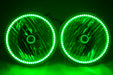 2007-16 Jeep Wrangler JK Headlights - ORACLE ColorSHIFT RGB Halo Kit + 1.0 Remote