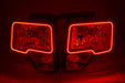 2009-14 Ford F-150 Headlights w/ ORACLE RGB ColorSHIFT Halo Kit + 1.0 ColorSHIFT Remote