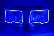 2009-14 Ford F-150 Headlights w/ ORACLE RGB ColorSHIFT Halo Kit + 1.0 ColorSHIFT Remote