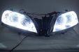 2004-2009 Mazda 3 4 Door Projector Headlights - ORACLE WHITE LED Halos
