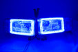 1994-2002 Dodge RAM 1500 Headlights - ORACLE Blue LED SMD Halo Kit Pre-Installed