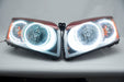 2007-2011 Dodge Caliber Headlights w/ ORACLE RGB ColorSHIFT LED Halos + Remote