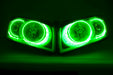 2007-2011 Dodge Caliber Headlights w/ ORACLE RGB ColorSHIFT LED Halos + Remote
