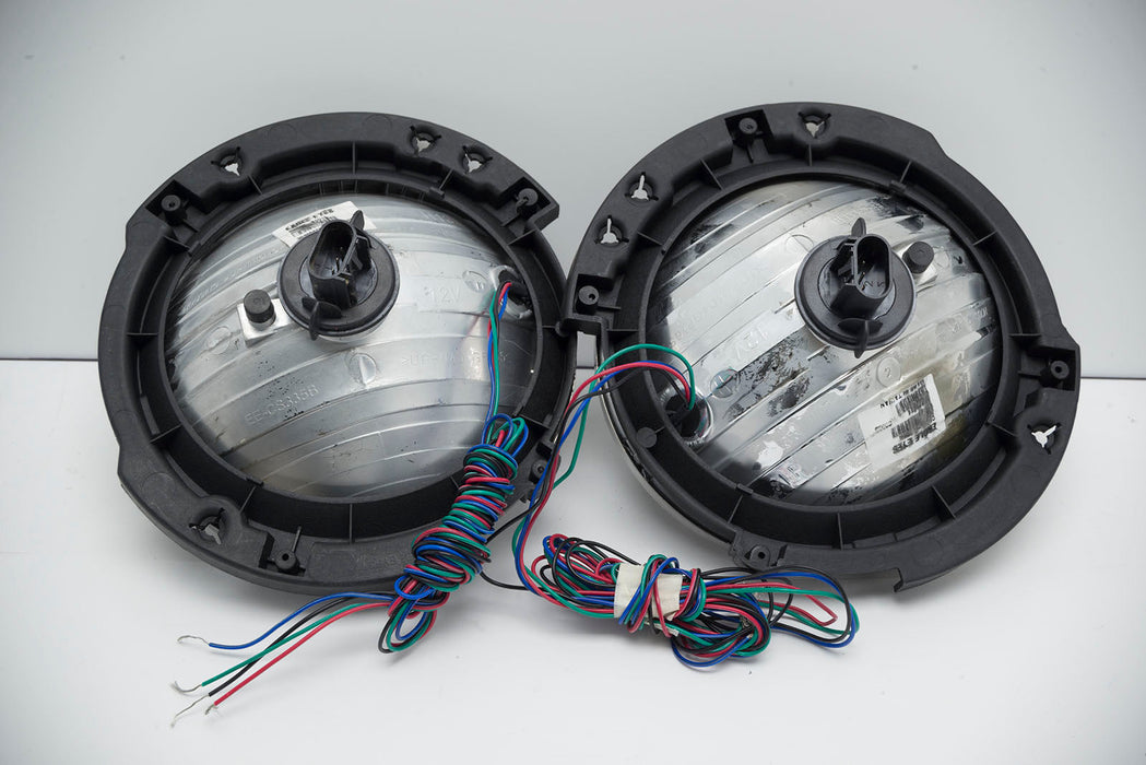 2007-16 Jeep Wrangler Headlights w/ ORACLE ColorSHIFT RGB Halo Kit + Remote