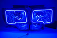 2009-14 Ford F-150 Headlights with ORACLE RGB ColorSHIFT Halos + ColorSHIFT RGB Remote
