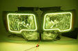 2009-14 Ford F-150 Headlights with ORACLE RGB ColorSHIFT Halos + ColorSHIFT RGB Remote