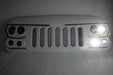 ORACLE Vector Grill BRIGHT WHITE PW7 - 2007-17 Jeep Wrangler w/ LED Headlights, Hi Beams, DRLs