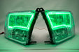 2009-2018 Dodge Ram 1500 Headlights - ORACLE Green LED Halo Kit Pre-Installed