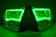 2009-2018 Dodge Ram 1500 Headlights - ORACLE Green LED Halo Kit Pre-Installed