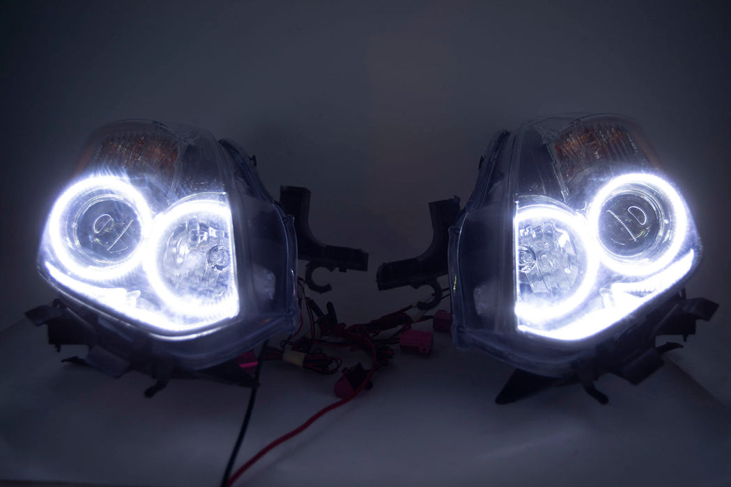 2010-2012 Nissan Altima Headlights - ORACLE WHITE LED Halo Kit