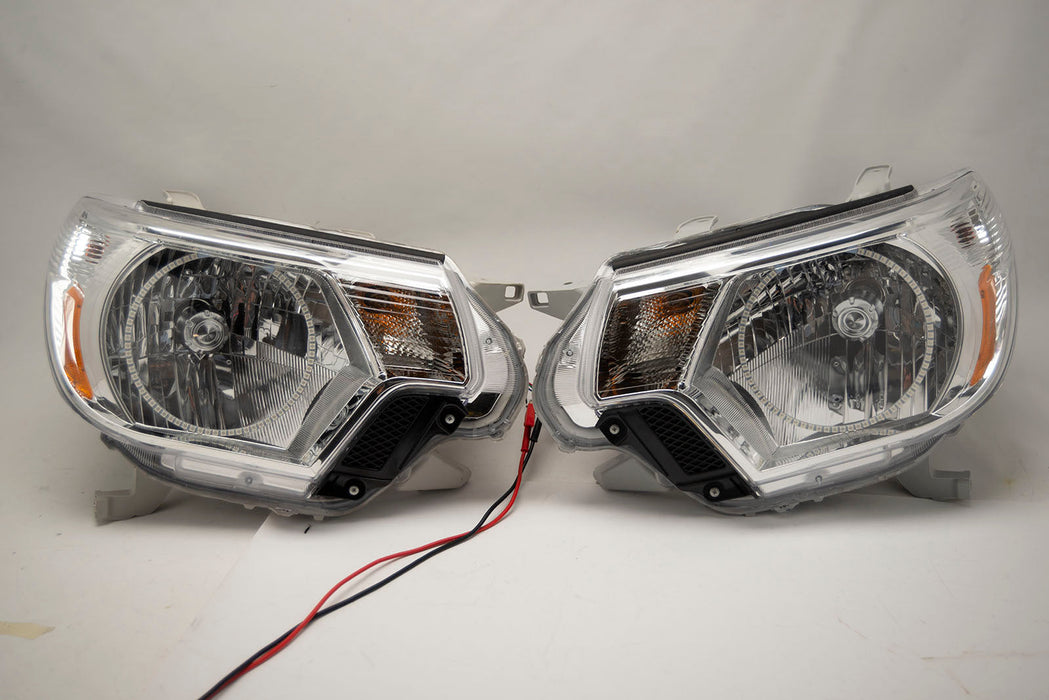 2012-2015 Toyota Tacoma Headlights ORACLE RGB ColorSHIFT LED Halos + ORACLE RGB Remote
