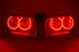 2006-2010 Dodge Charger Headlights - ORACLE Red LED Halo Kit Pre-Installed