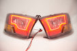 2009-2012 Dodge Ram Non-Sport Headlights - ORACLE Red LED Halo Kit Pre-Installed