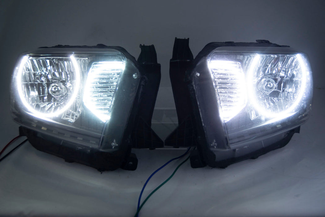 2014-17 Toyota Tundra Headlights - ORACLE LED White LED SMD Halo Kit