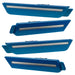 2010-2015 Chevrolet Camaro Concept SMD Sidemarker Set with aqua blue paint and clear lenses.
