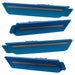 2010-2015 Chevrolet Camaro Concept SMD Sidemarker Set with aqua blue paint and tinted lenses.