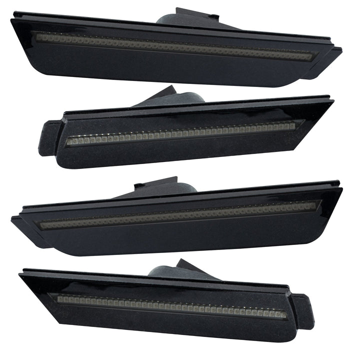 2010-2015 Chevrolet Camaro Concept SMD Sidemarker Set with ashen grey paint and tinted lenses.