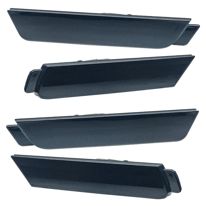 2010-2015 Chevrolet Camaro Concept SMD Sidemarker Set with berlin blue paint and ghost lenses.