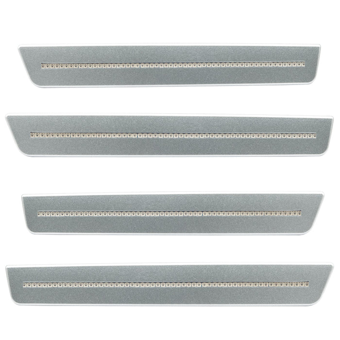 2015-2023 Dodge Challenger Concept Sidemarker Set with billet metallic paint and clear lenses.
