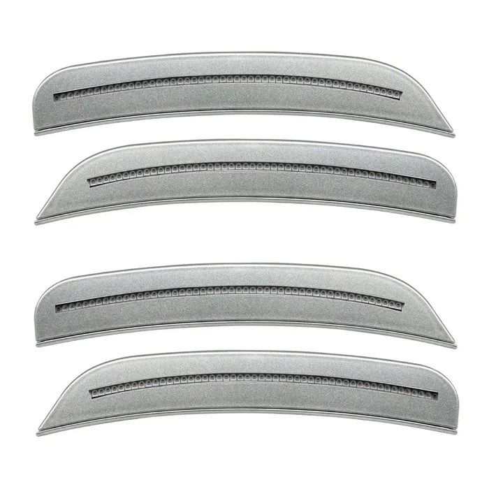 2015-2023 Dodge Charger Concept SMD Sidemarker Set with billet metallic paint and clear lenses.