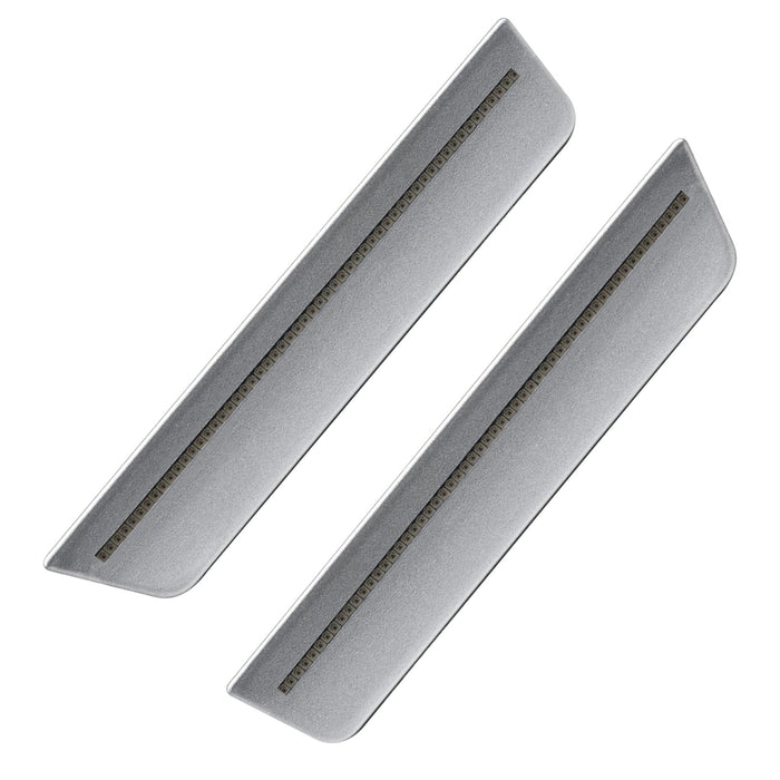 2011-2014 Dodge Charger Concept Sidemarker Rear Set with billet metallic paint and tinted lenses.