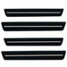 2015-2023 Dodge Challenger Concept Sidemarker Set with black paint and clear lenses.
