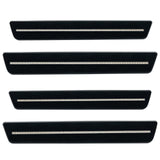 2015-2023 Dodge Challenger Concept Sidemarker Set with black paint and clear lenses.