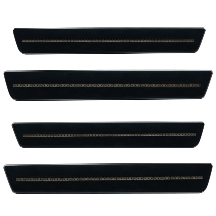 2015-2023 Dodge Challenger Concept Sidemarker Set with black paint and tinted lenses.
