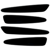 2005-2013 Chevrolet C6 Corvette Concept SMD Sidemarkers with black paint and ghost lenses.