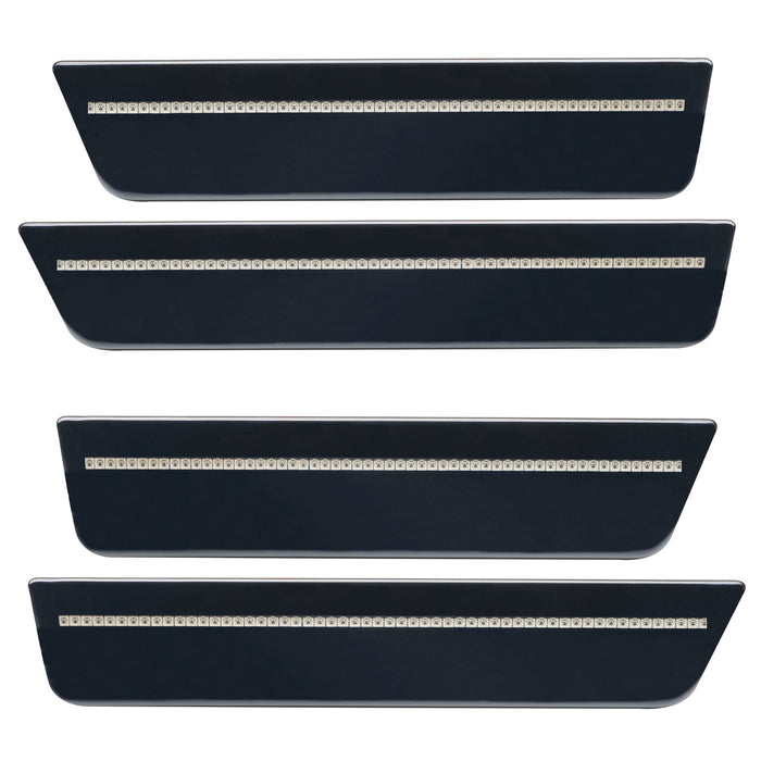 2008-2014 Dodge Challenger Concept Sidemarker Set with blackberry pearl paint and clear lens.