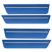 2008-2014 Dodge Challenger Concept Sidemarker Set with blue streak pearl paint and clear lens.