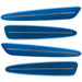 2005-2013 Chevrolet C6 Corvette Concept SMD Sidemarkers with blue stream paint and clear lenses.